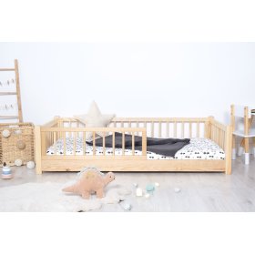 Children's low bed Montessori Ourbaby - natural, Ourbaby®