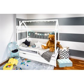 Children's bed house Paul - white, Ourbaby®