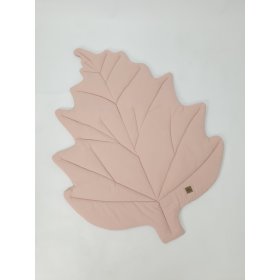 Cotton play mat Leaf - old pink