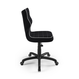 Ergonomic desk chair adjusted to a height of 146-176.5 cm - black, ENTELO