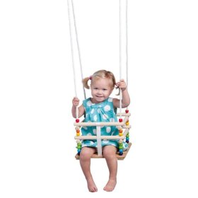 Colored wooden swing up to 30 kg, Woodyland Woody