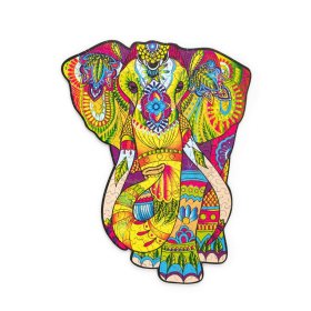 Colorful wooden puzzle - elephant, Wood Trick