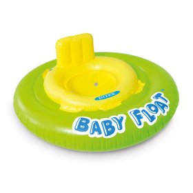 Inflatable child seat in the water