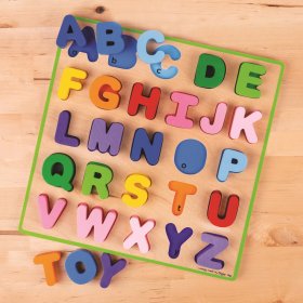 Bigjigs Baby Alphabet capital letters, Bigjigs Toys