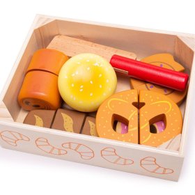 Bigjigs Toys Slicing pastry in a box, Bigjigs Toys