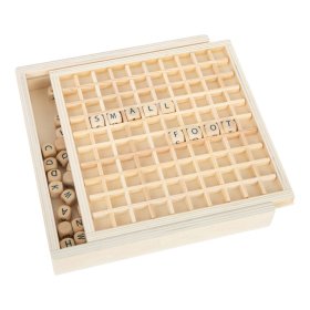 Small Foot wooden game Creating with letters, small foot