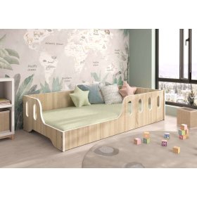 Children's Montessori bed Koko 140x70 cm - sonoma