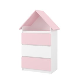 House chest of drawers Sofia - pink
