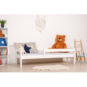Children's bed Paul with a barrier - white, Ourbaby®
