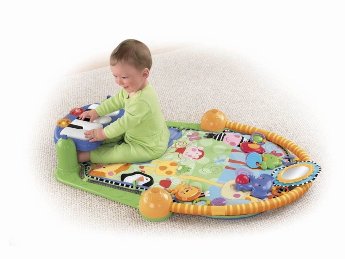 Fisher-Price Deluxe Kick 'n Play Piano Gym, Pink - Toys 4 U