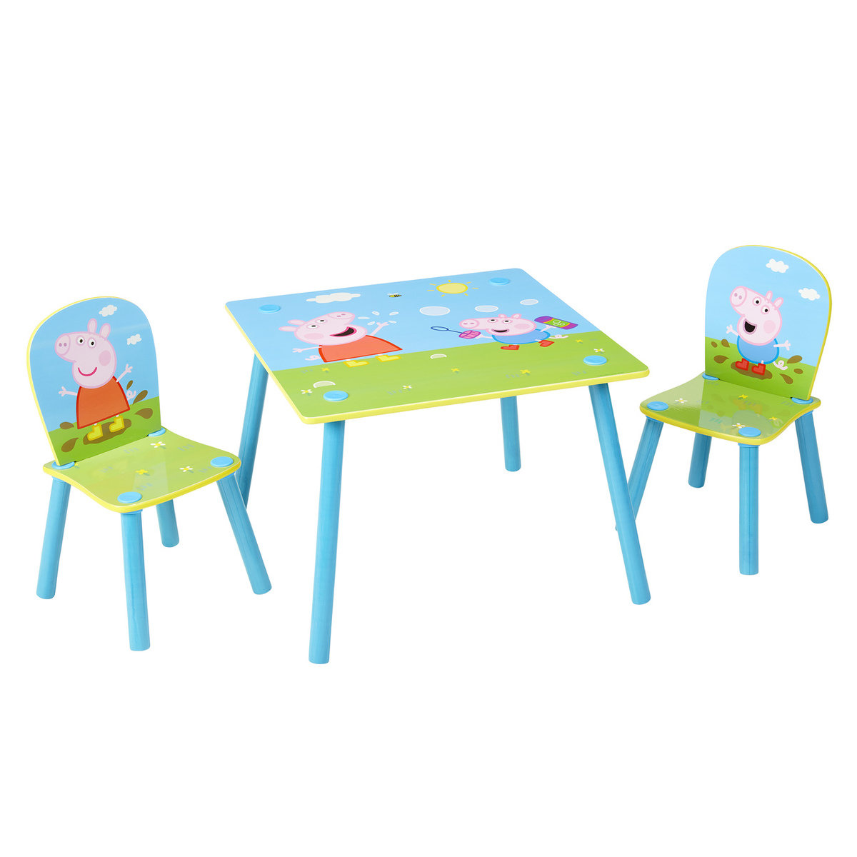 Peppa pig garden table and 2025 chairs