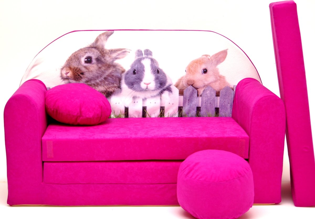 kids sofa pink