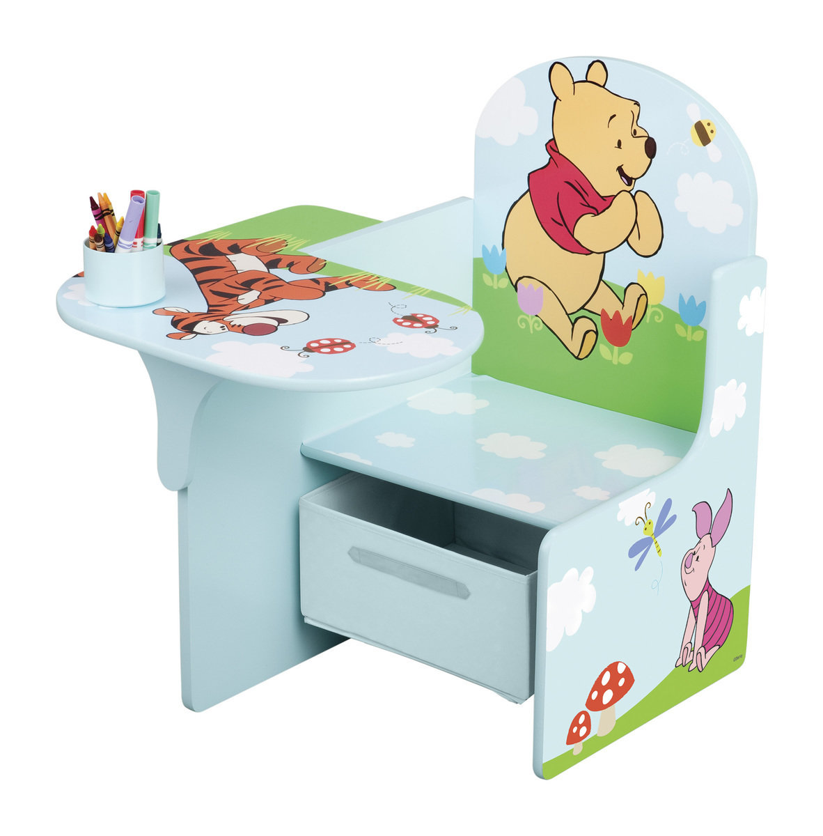 Chair with a table Teddy bear Pooh
