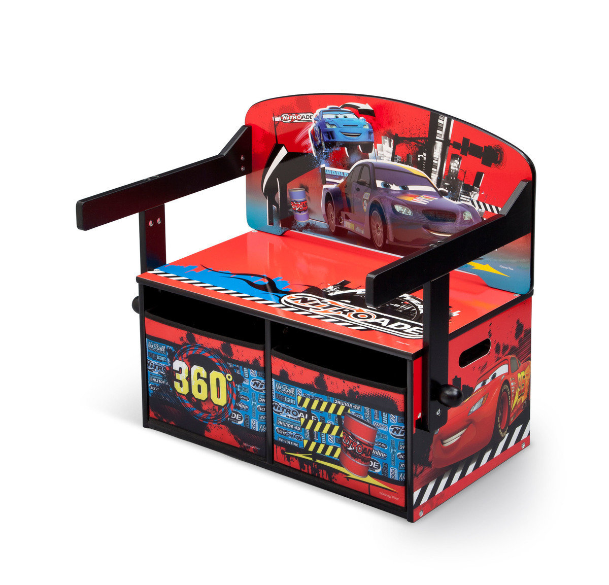 Kids Bench With Storage Space Cars Banaby Eu