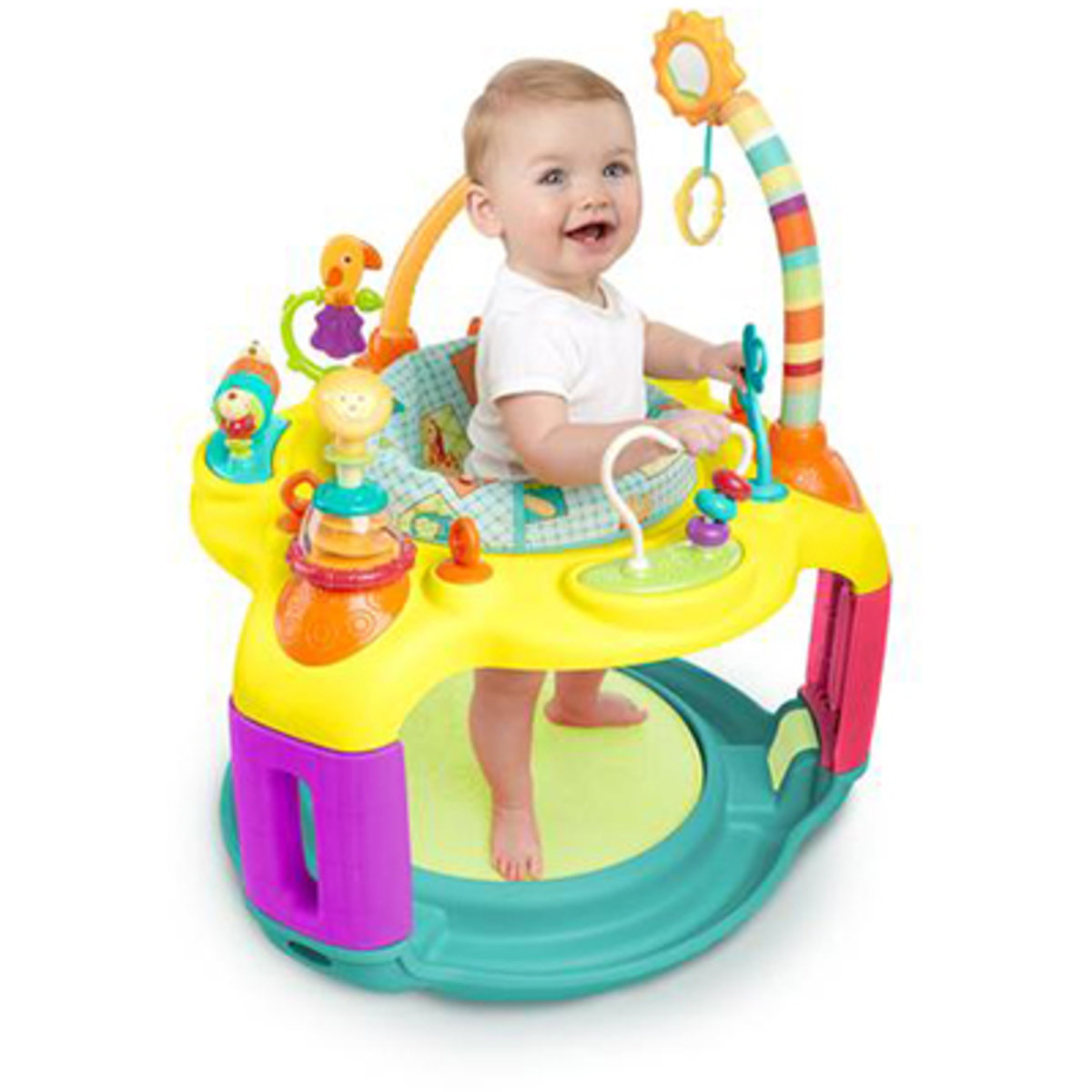 Bright Starts Springin Safari Bounce A Round Activity Centre