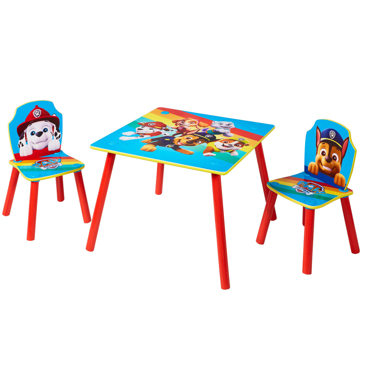 Paw patrol childrens on sale table and chairs
