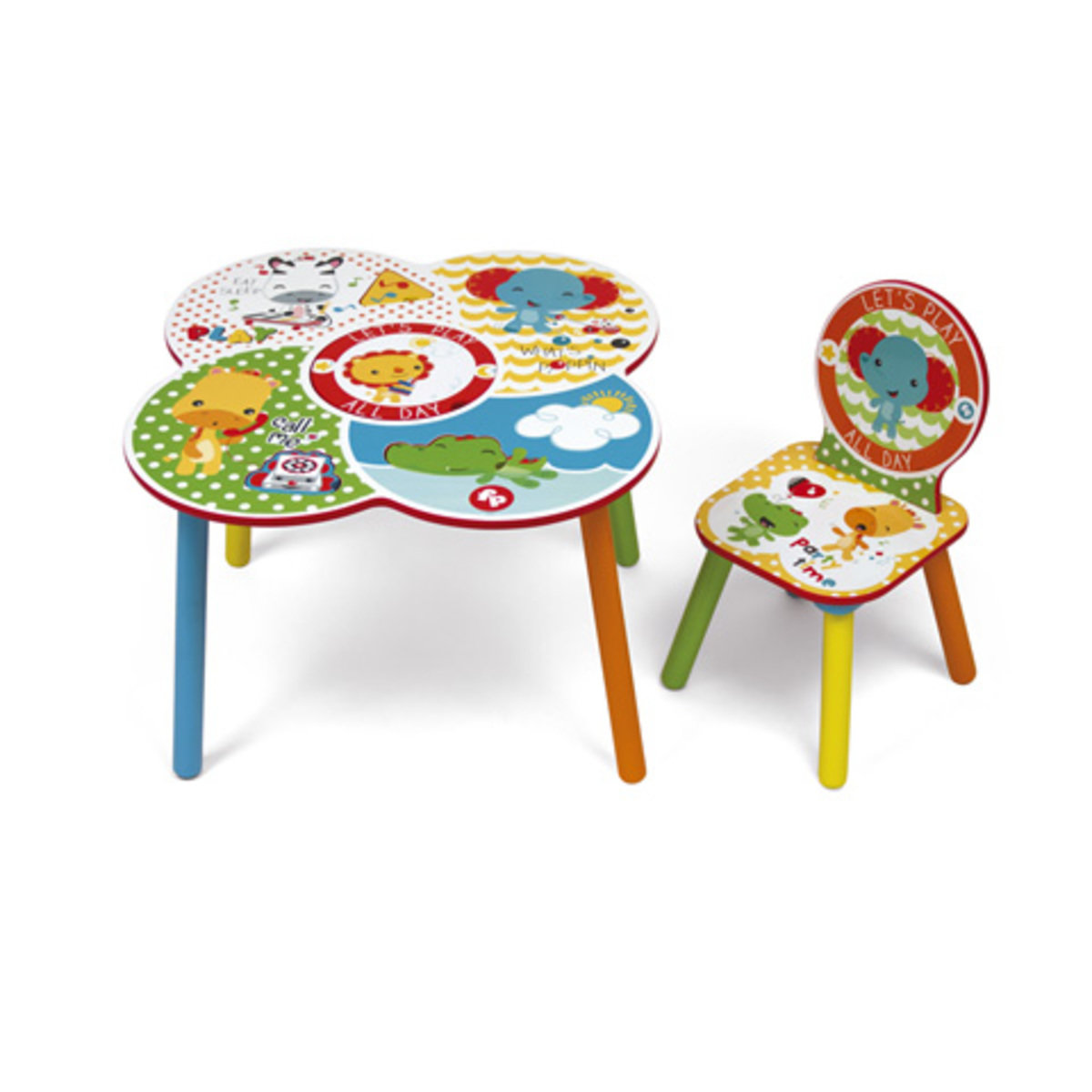 fisher price kids table and chairs