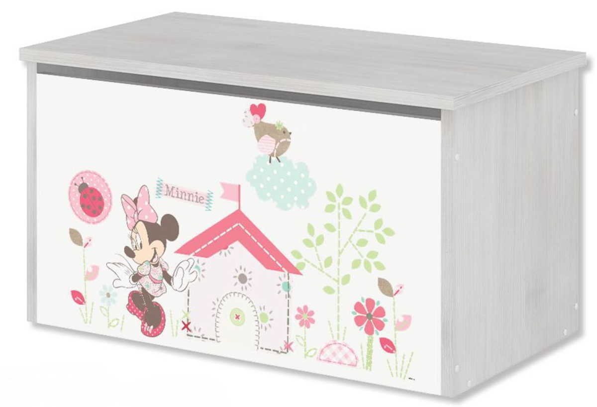 Wooden chest for Disney toys Minnie Mouse banaby.eu