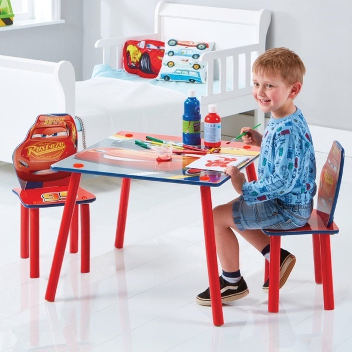 Cars 3 table deals and chair set
