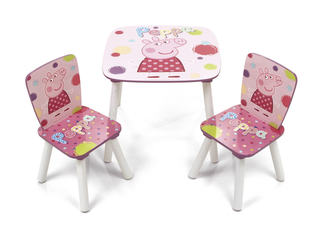 Childrens table and chairs peppa pig hotsell