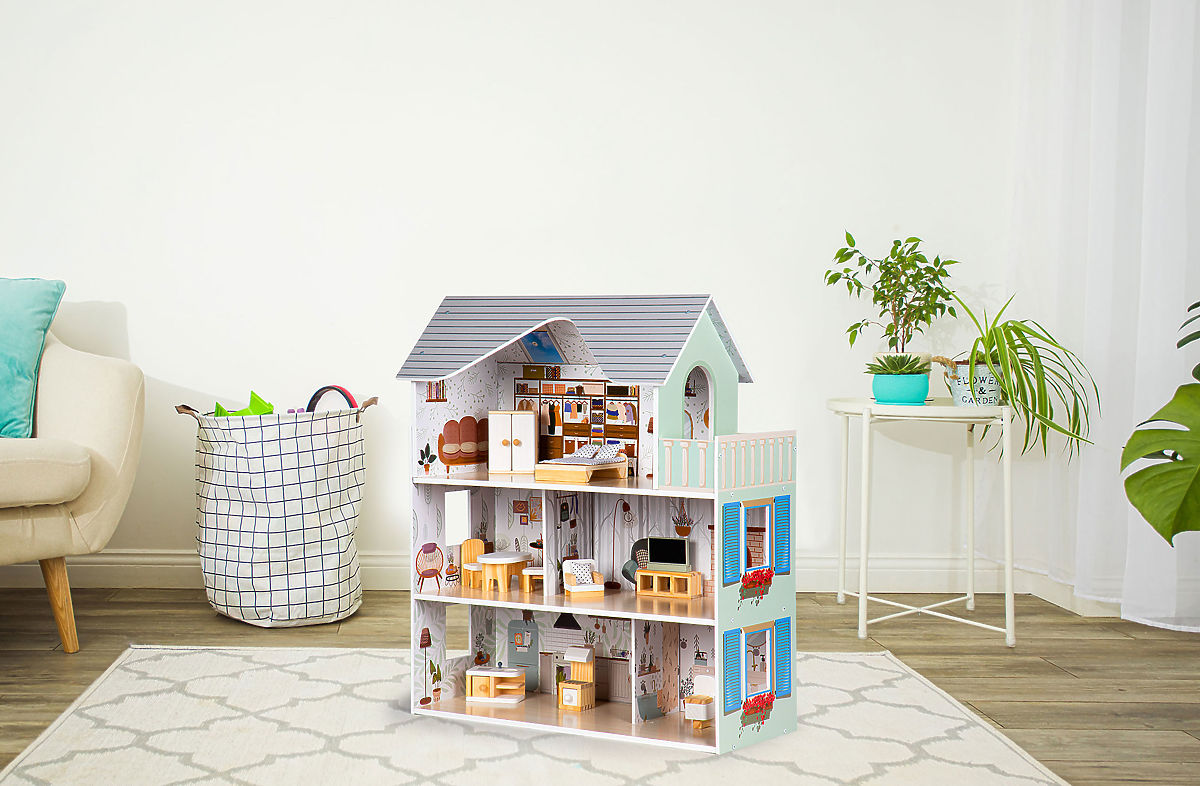Dollhouse with Furniture Emma Ekotony Residence