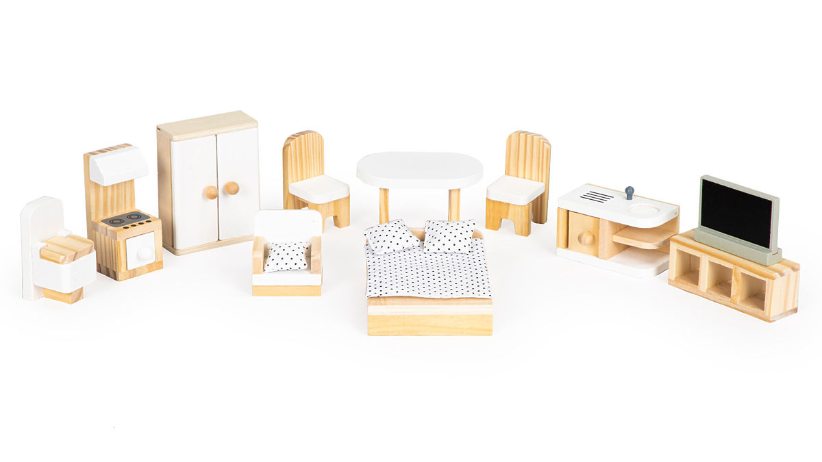 Dollhouse with Furniture Emma Ekotony Residence
