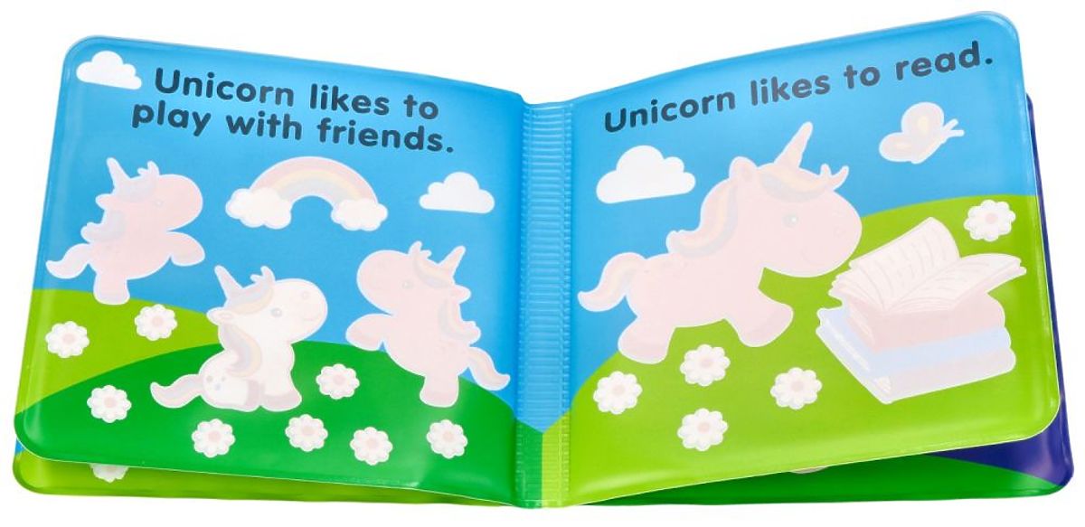 Magical Colorful Bath Book with Unicorn
