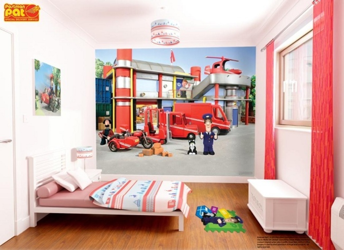 Postman Pat Special Delivery Service Wall Sticker Set Decal Mural Kids Art