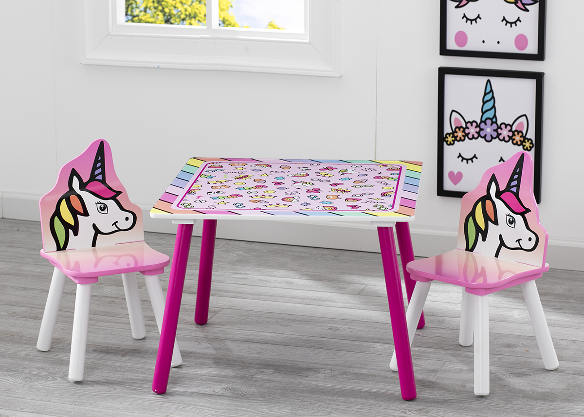 Unicorn kids table cheap
