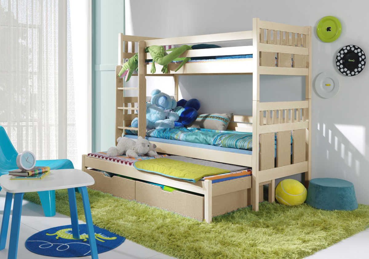 Y Bed With Sophie Natural, Sophie Bunk Bed