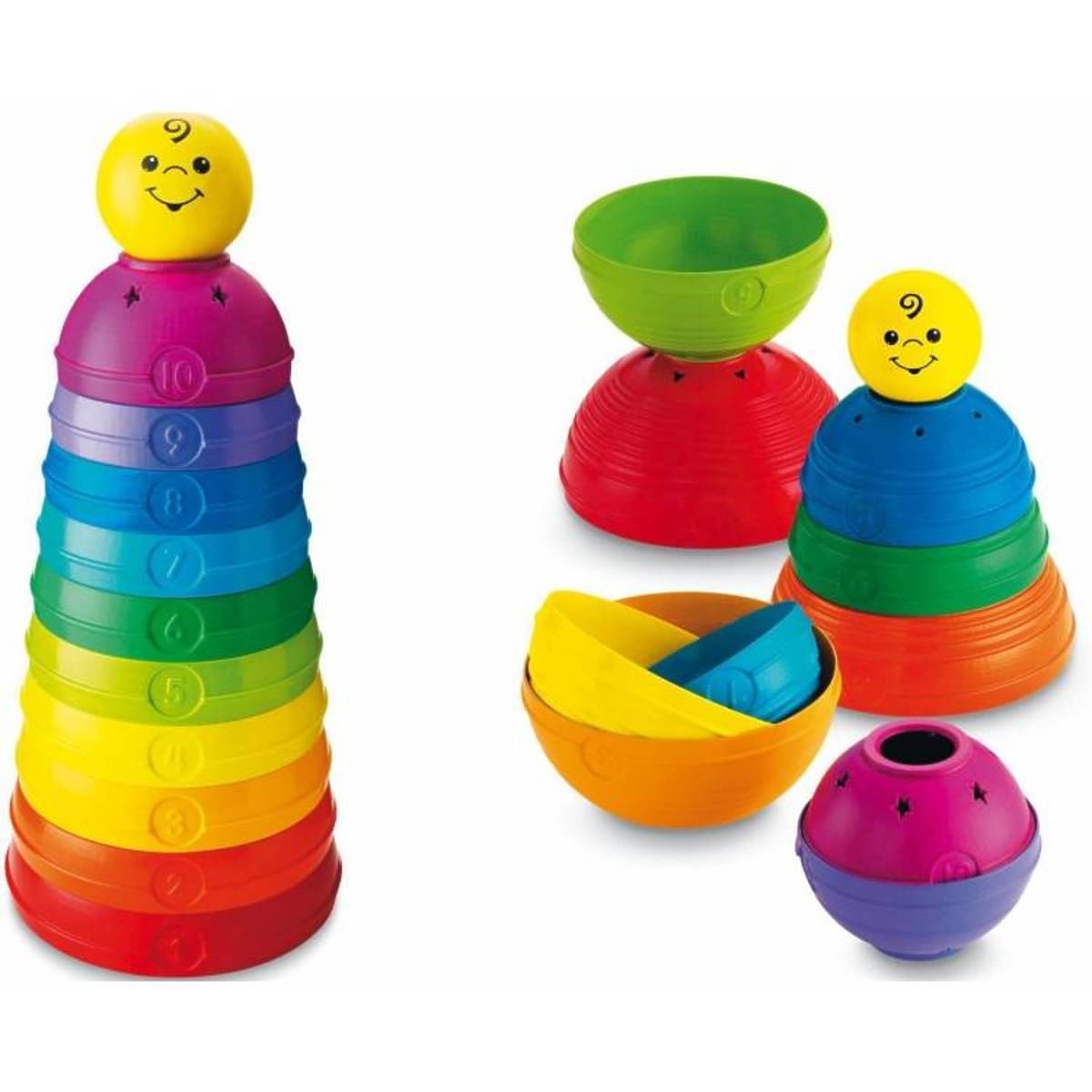 Fisher Price Stack Roll Cups