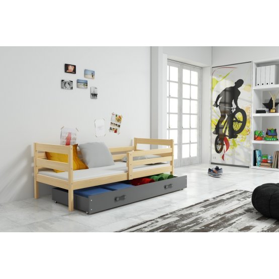 Children bed Erik - natural-gray