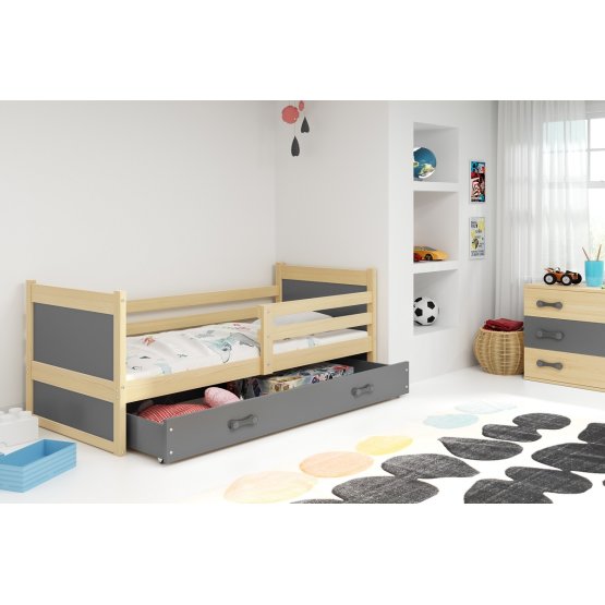 Children bed Rocky - natural-gray