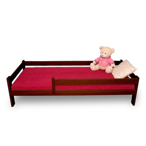 Children's Bed with Safety Rail - Oak