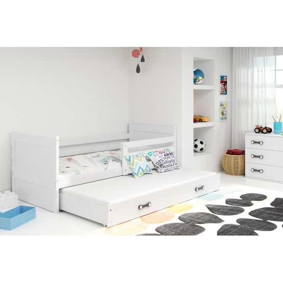 Children bed with bed Rocky - white