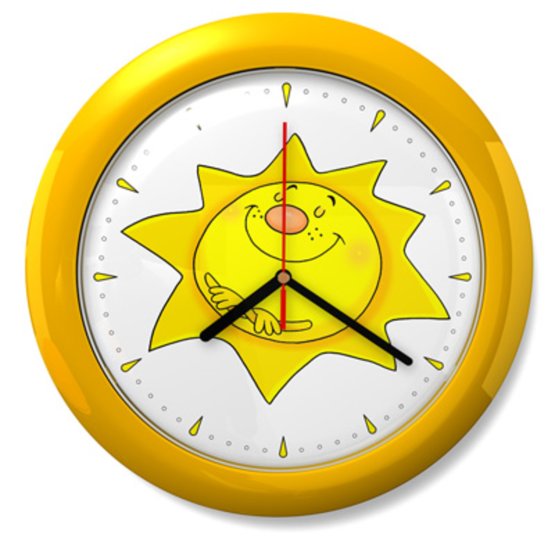 Children's Clock No. 09 - Sunshine
