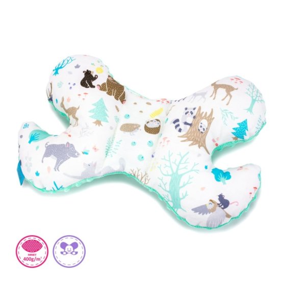 Pillow to stroller Forest critters