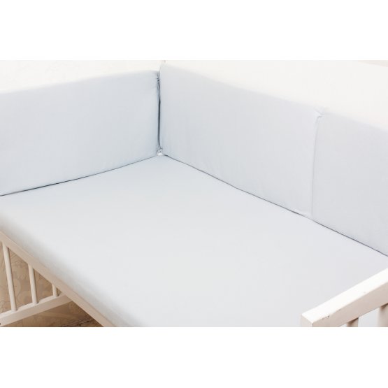 Universal cotton bed rail grey