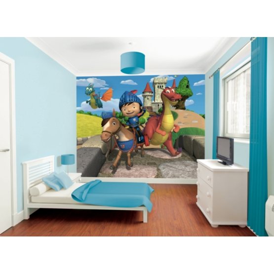 3D Mike the Knight Wall Mural