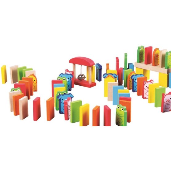 Colorful domino - 110 parts