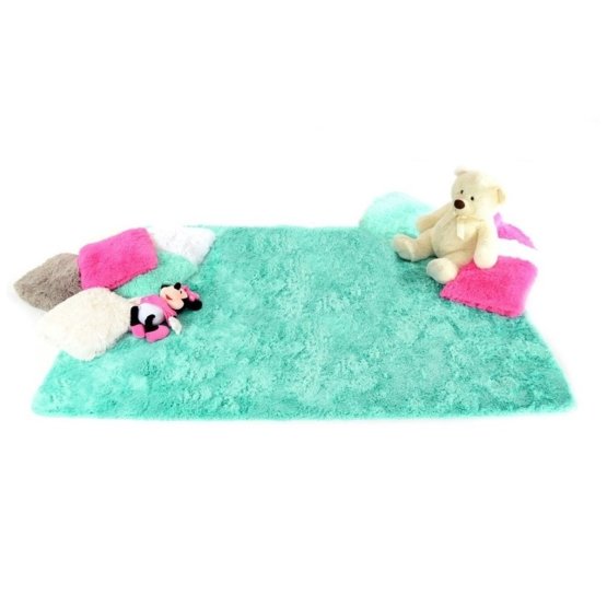 Mint Children's Plush Rug banaby.eu