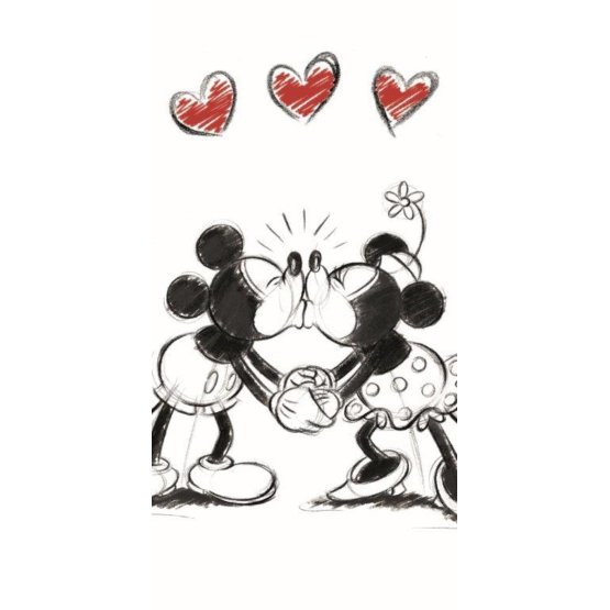 Children towel Mickey & Minnie 002