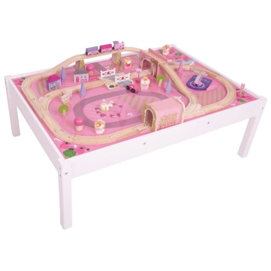 Train Track Play Table for Girls