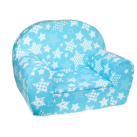 Children's armchair Stars - blue