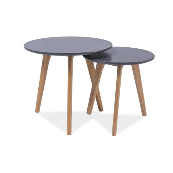 Coffee table Milan V grey