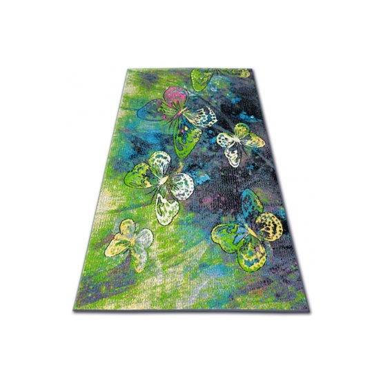 Children's Rug FUNKY TOP Butterfly graphite