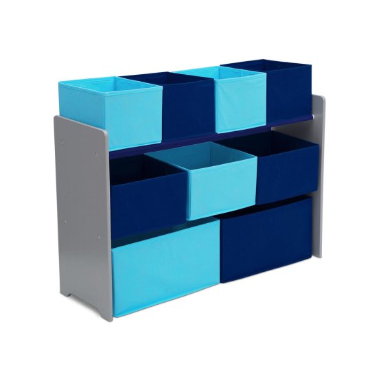 Toy organizer gray-blue