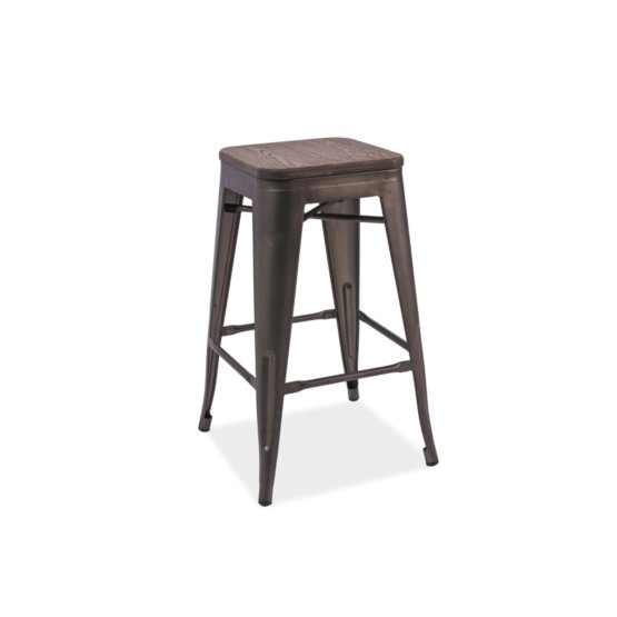 Bar stool LONG nut/ graphite
