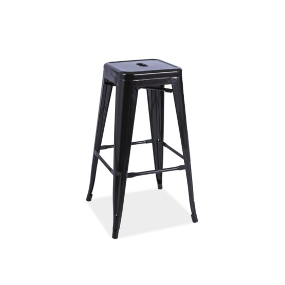 Bar stool LONG black