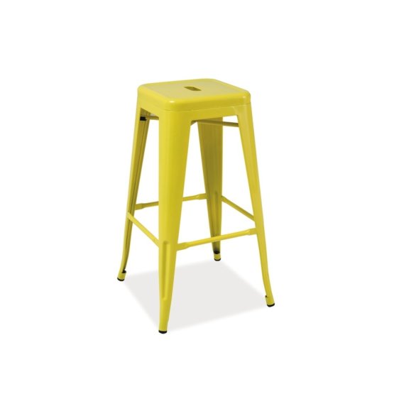Bar stool LONG yellow